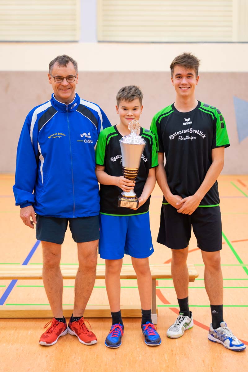 Sieger A - Flechtinger Familienturnier 2019 - Platzierungen - Badminton Flechtingen