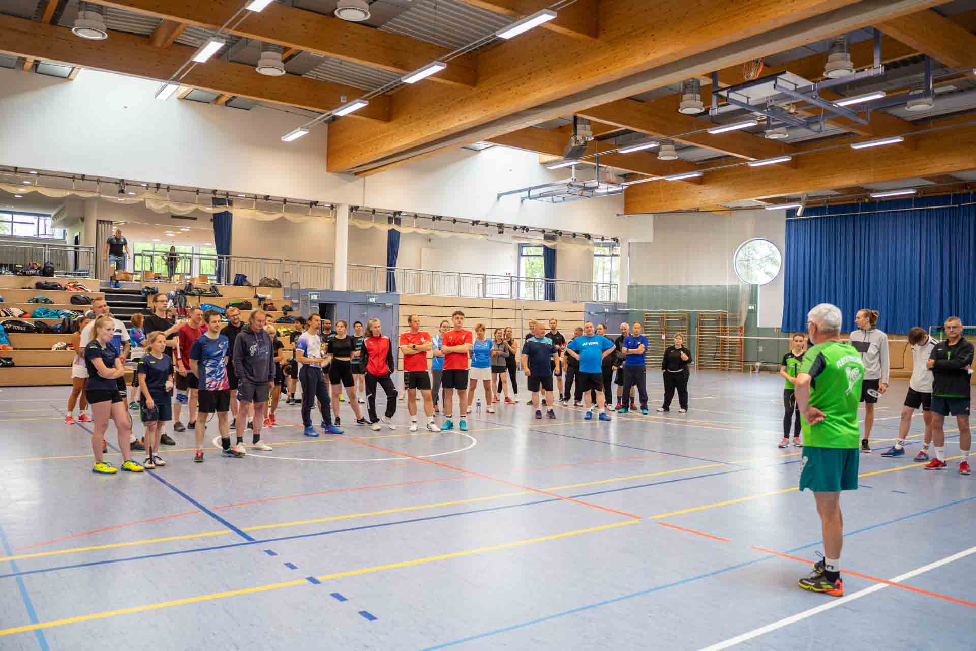 Teilnehmer des Flechtinger Schlosspokalturniers 2023 (Badmintonturnier) ausgerichtet vom Flechtinger SV in der Ohreland Haldensleben - Flechtinger Schlosspokalturnier 2023 - Badminton Flechtingen