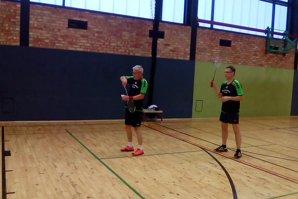 Erfolgreicher zweiter Punktspieltag unserer O40 Herren - Badminton Flechtingen