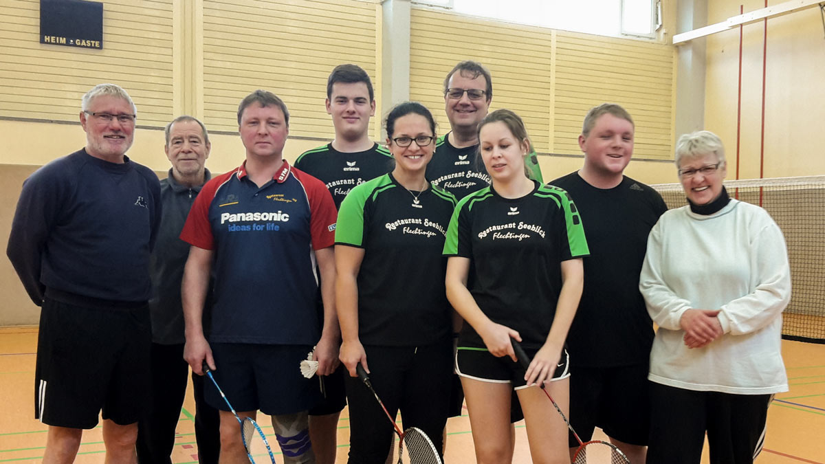 Seniorenmannschaft O19 des Flechtinger SV der Saison 2017/18 in der Landesklasse - Seniorenmannschaft O19 - Badminton Flechtingen